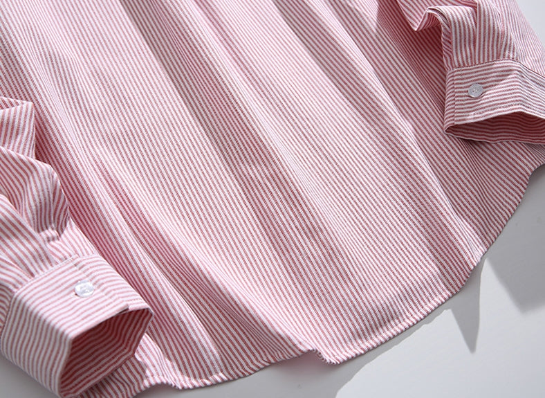 Couple's Striped Shirts - Matching Cotton Shirts
