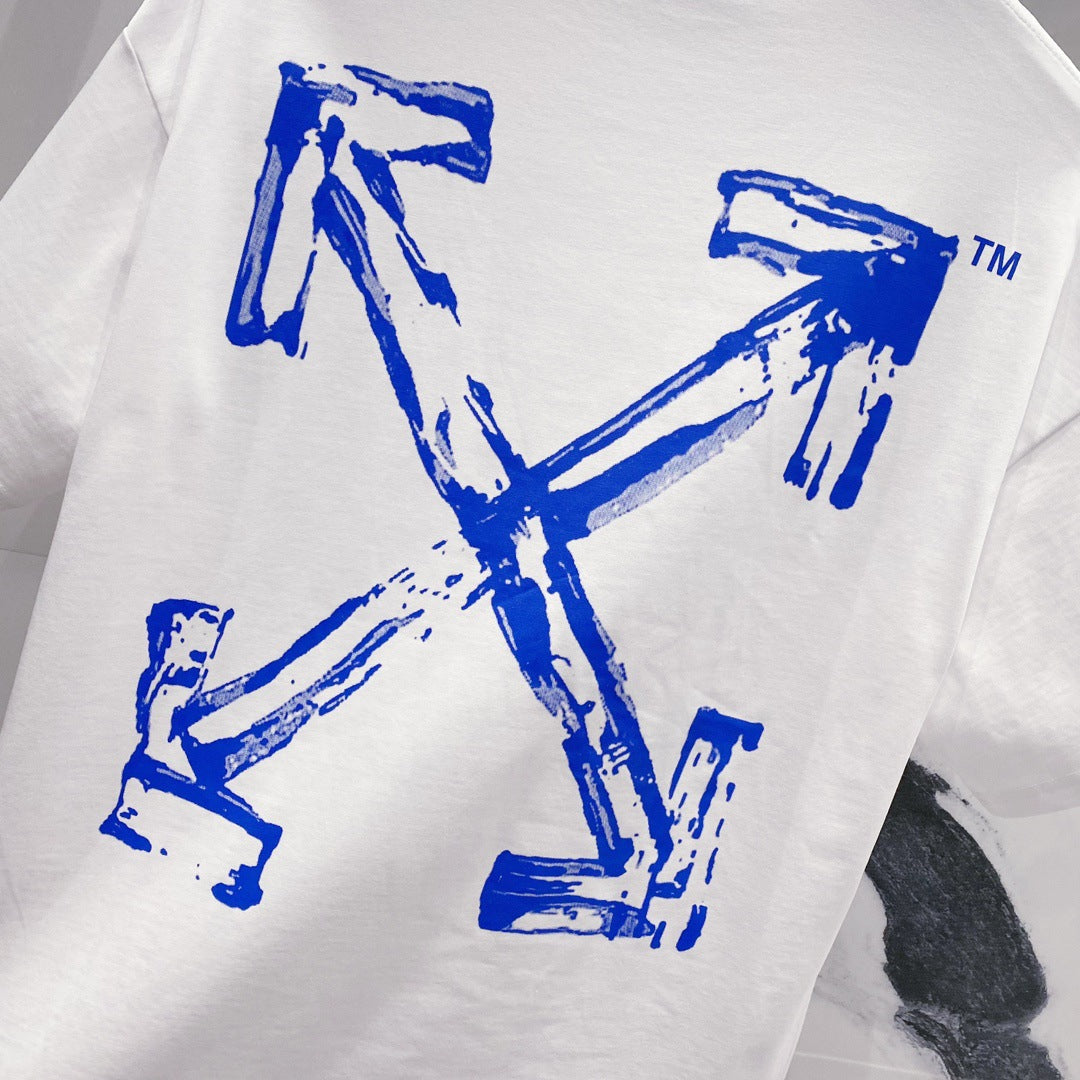 OFF Arrow Logo Cotton T-shirt#33