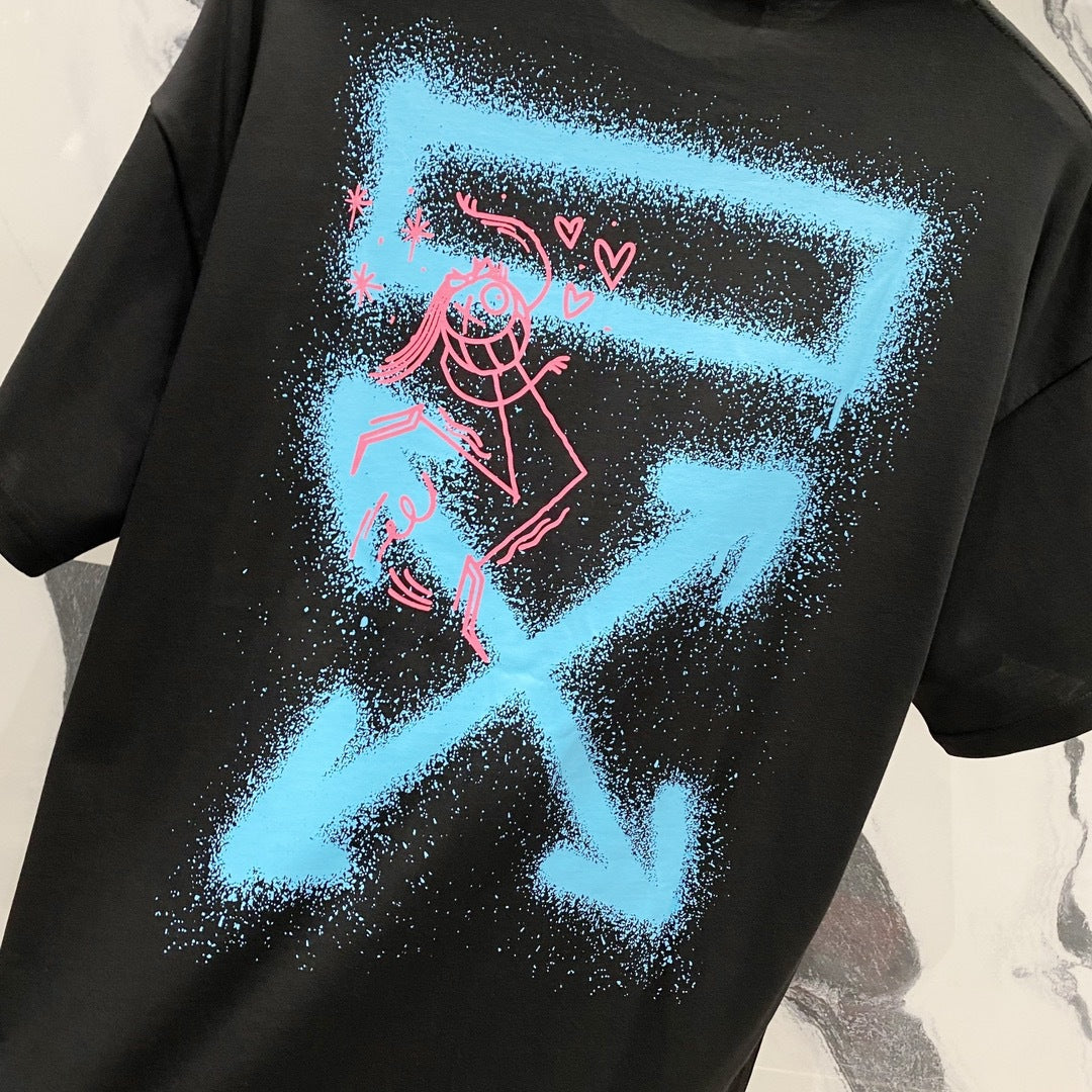 OFF Arrow Logo Cotton T-shirt#25