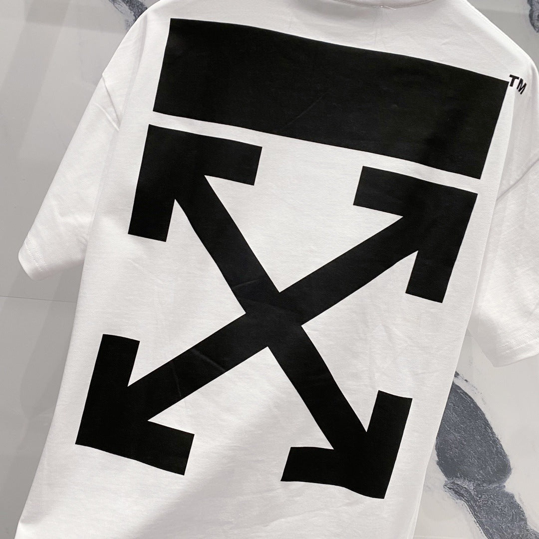 OFF Arrow Logo Cotton T-shirt#34