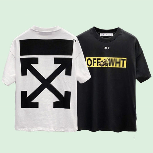 OFF Arrow Logo Cotton T-shirt#34