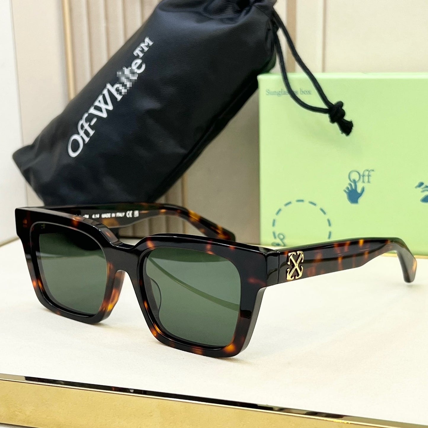 OFF  Arrow logo sunglasses#111