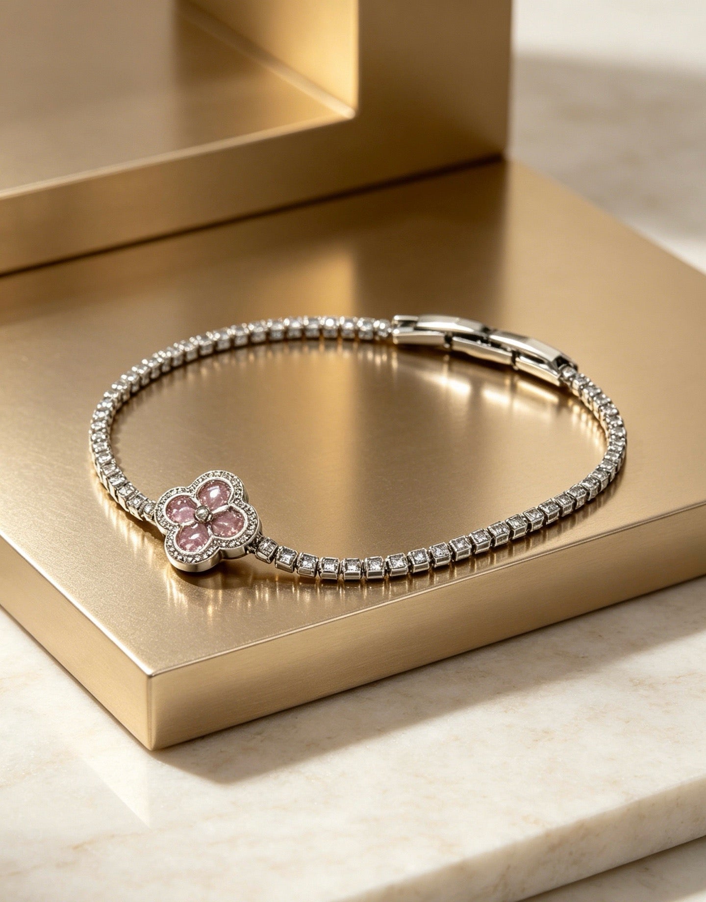Van Cleef & Arpels-style Clover Bracelet