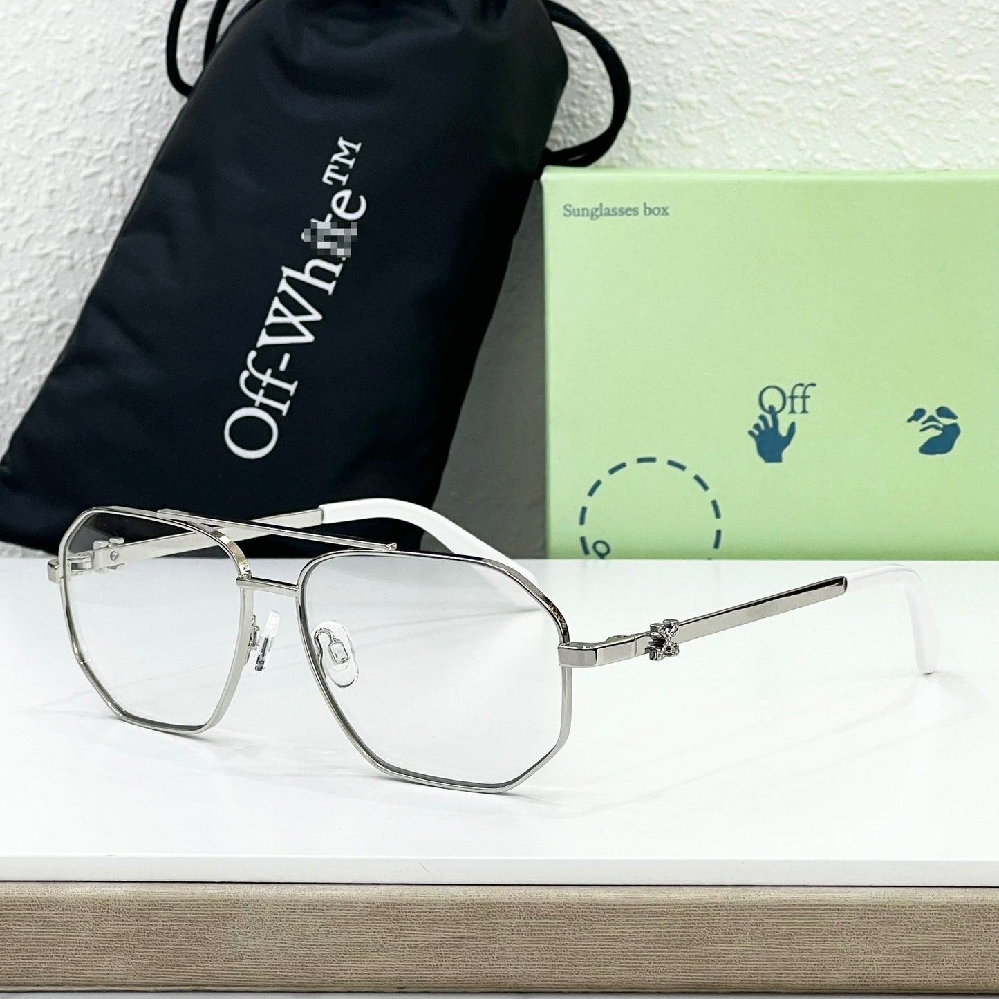 OFF  Arrow logo sunglasses#044