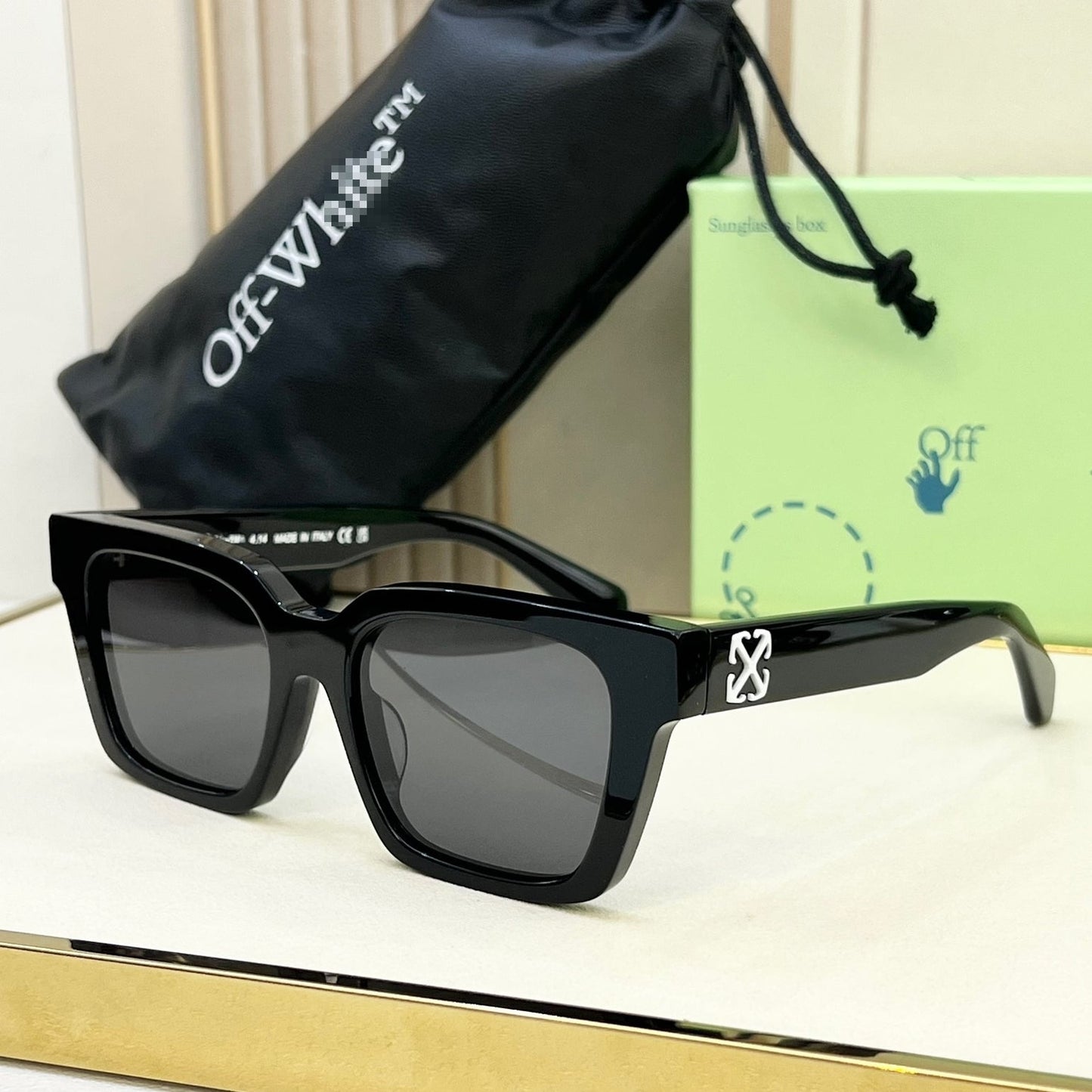 OFF  Arrow logo sunglasses#111