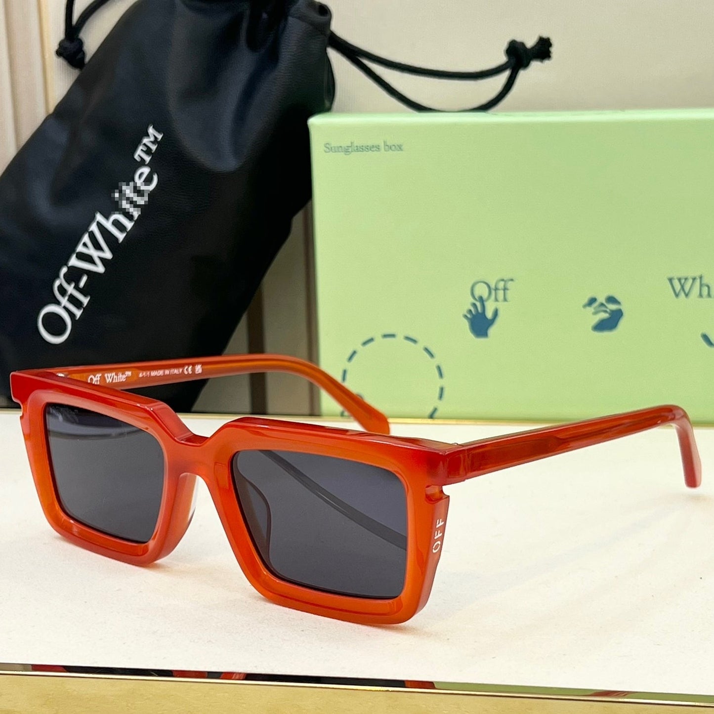 OFF Arrow logo sunglasses#113