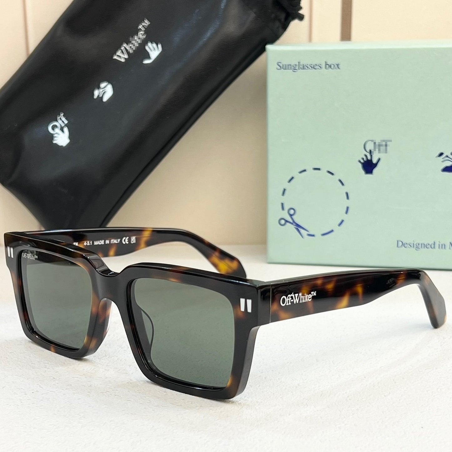 OFF Arrow logo sunglasses#054