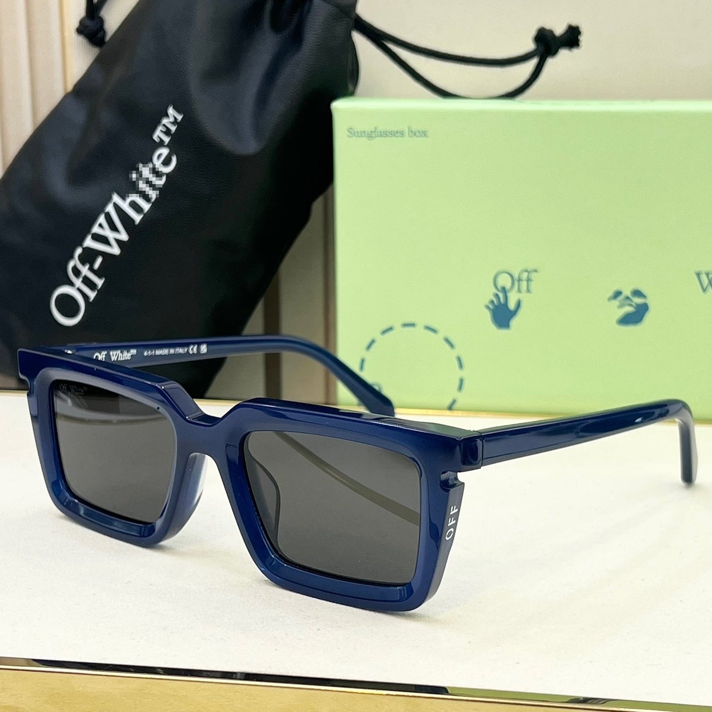 OFF Arrow logo sunglasses#113