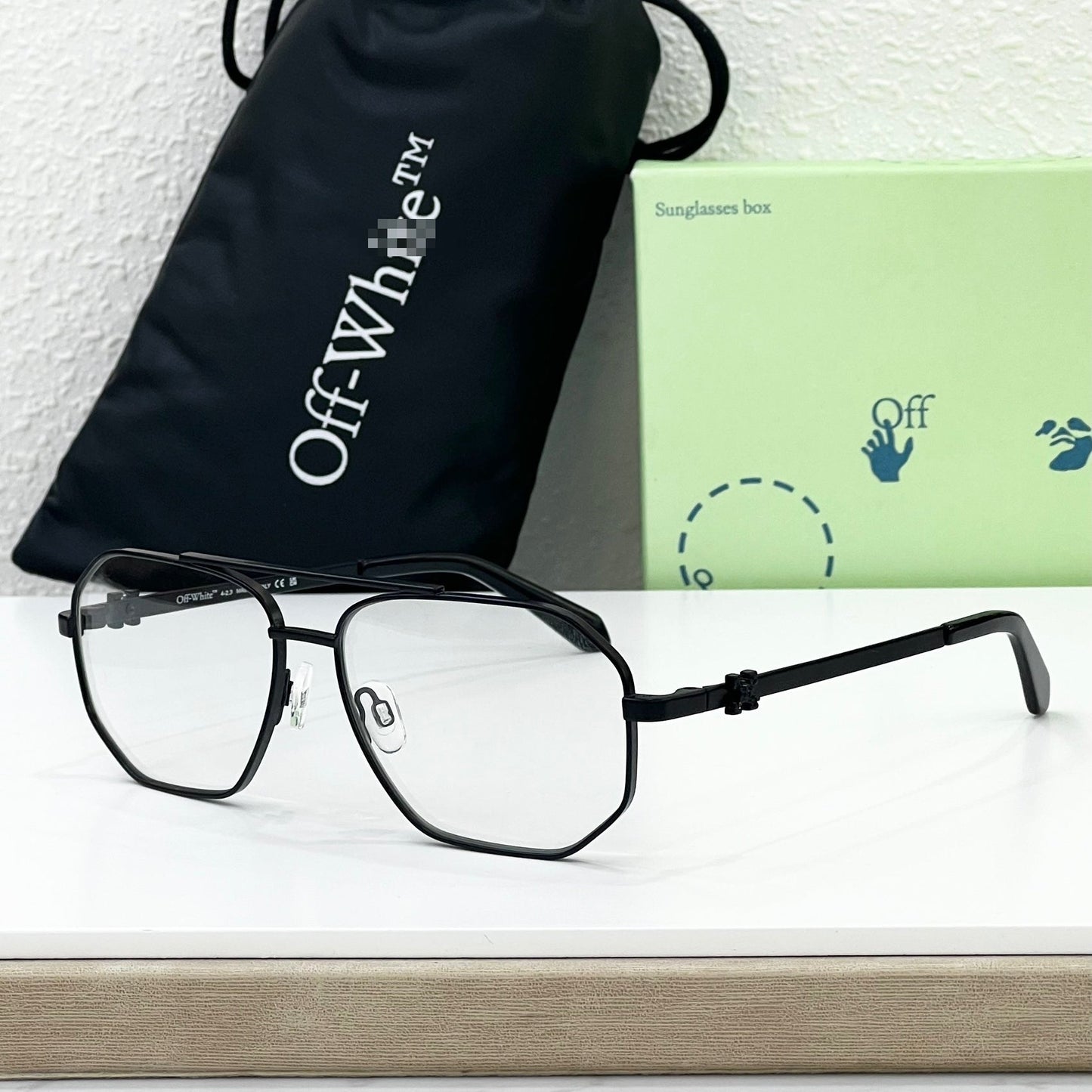 OFF  Arrow logo sunglasses#044