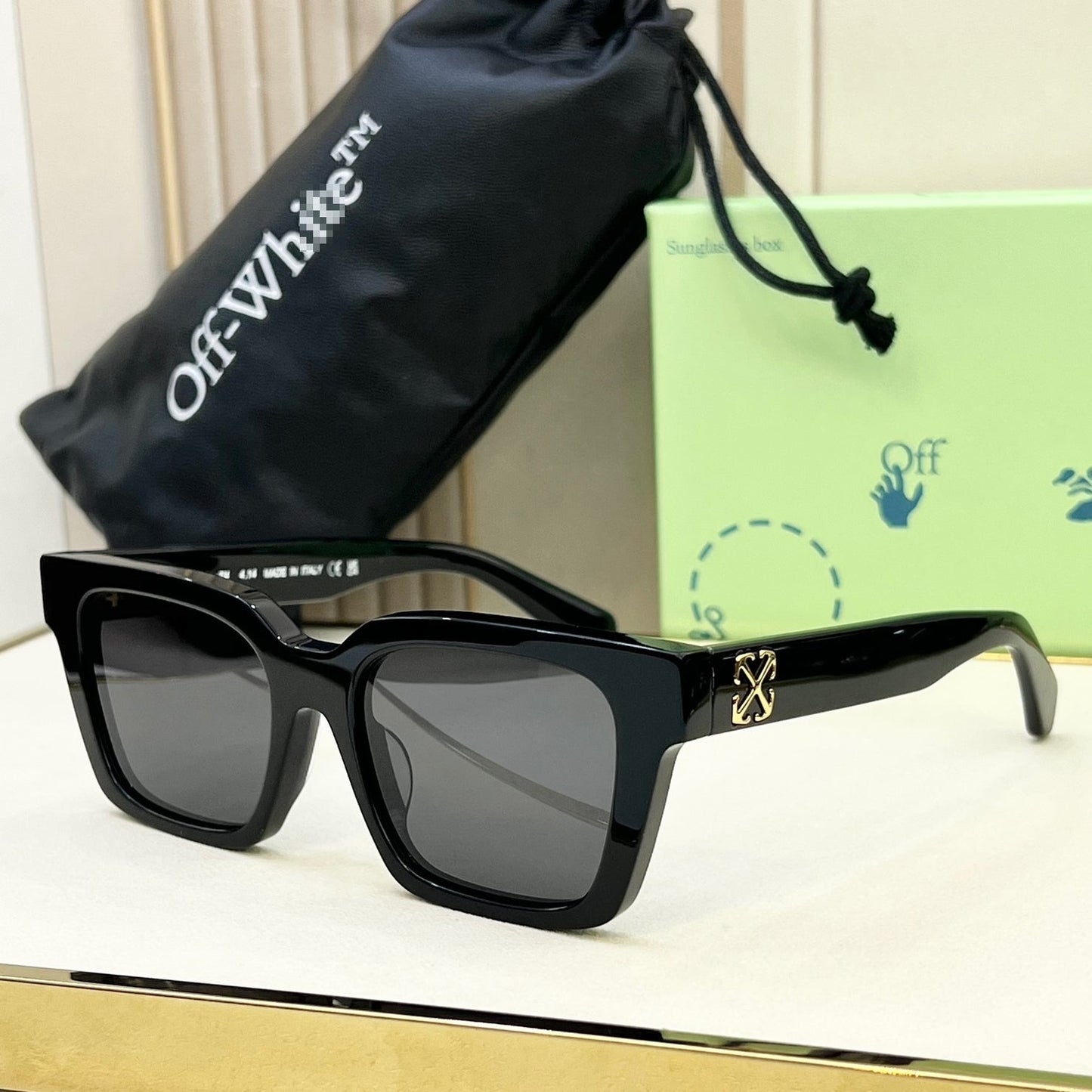 OFF  Arrow logo sunglasses#111