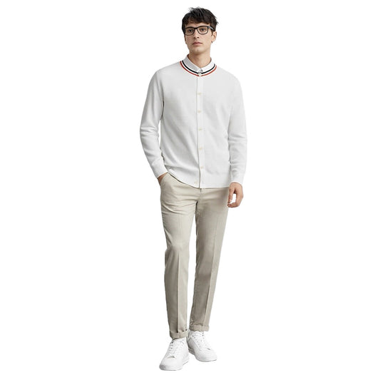 Crew neck cardigan
