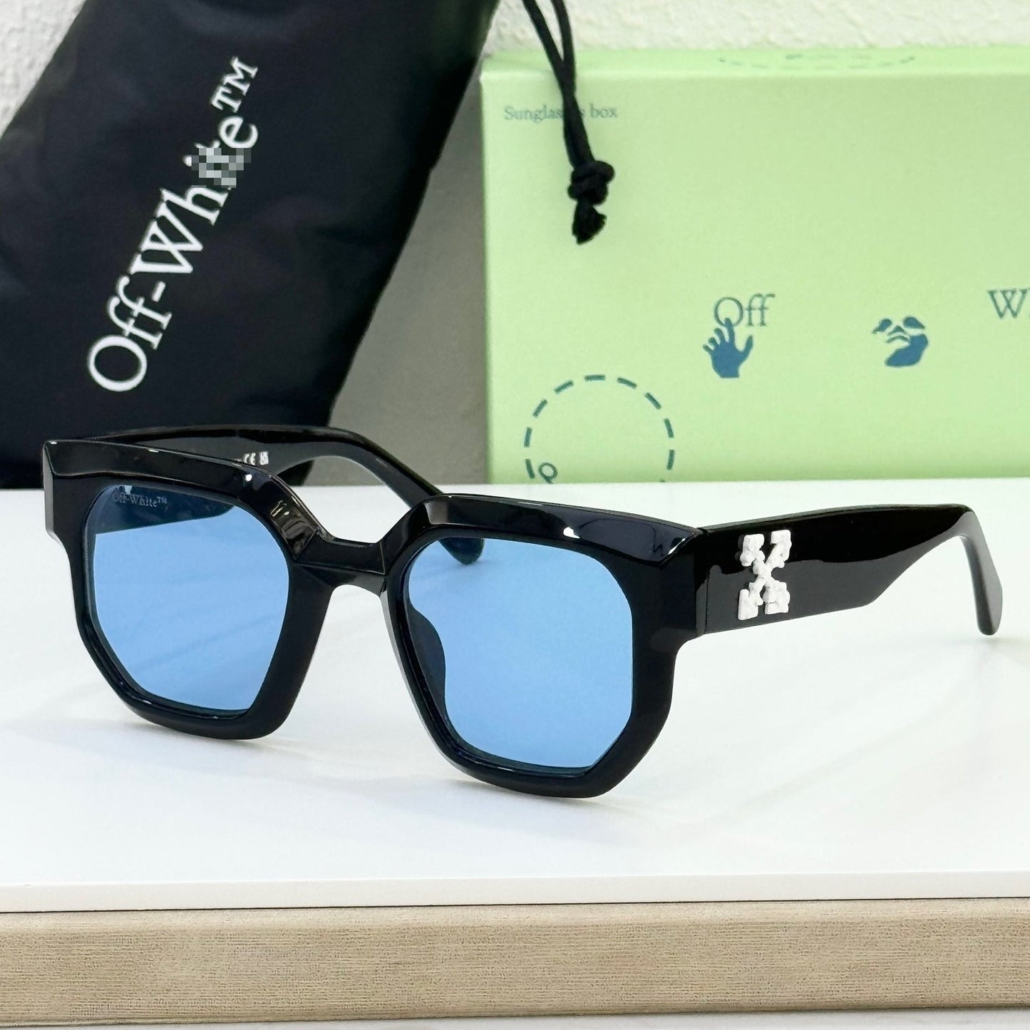 OFF  Arrow logo sunglasses#014