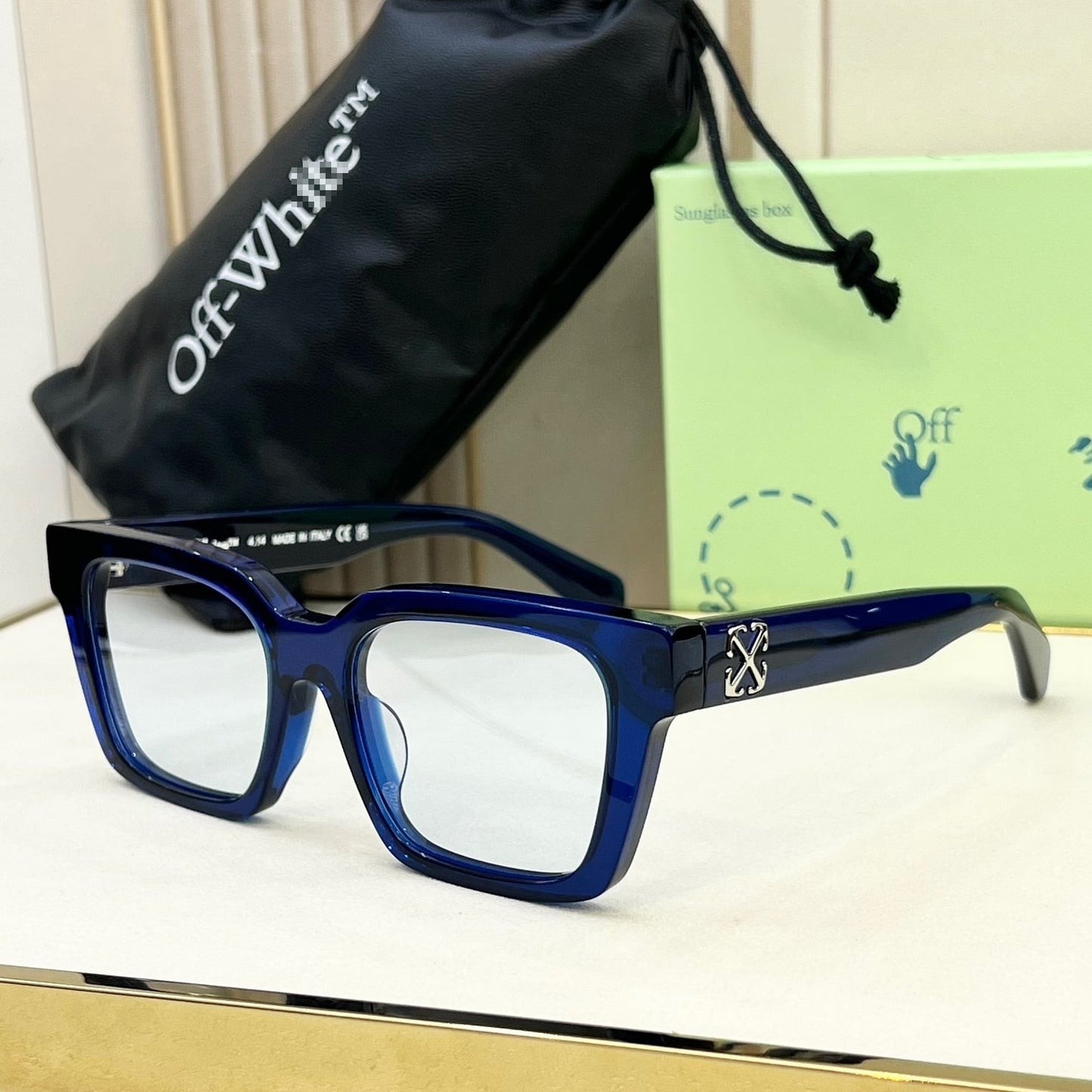 OFF  Arrow logo sunglasses#111