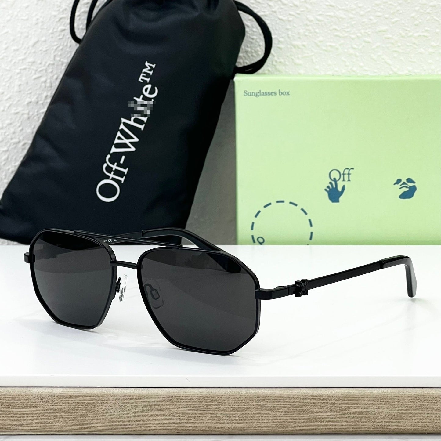 OFF  Arrow logo sunglasses#044