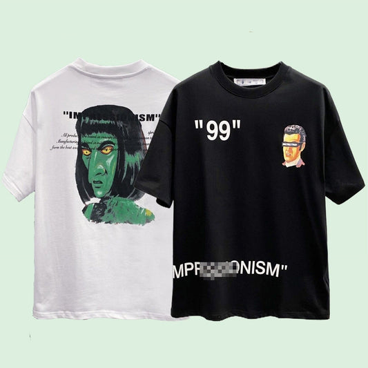 OFF Arrow Logo Cotton T-shirt#24
