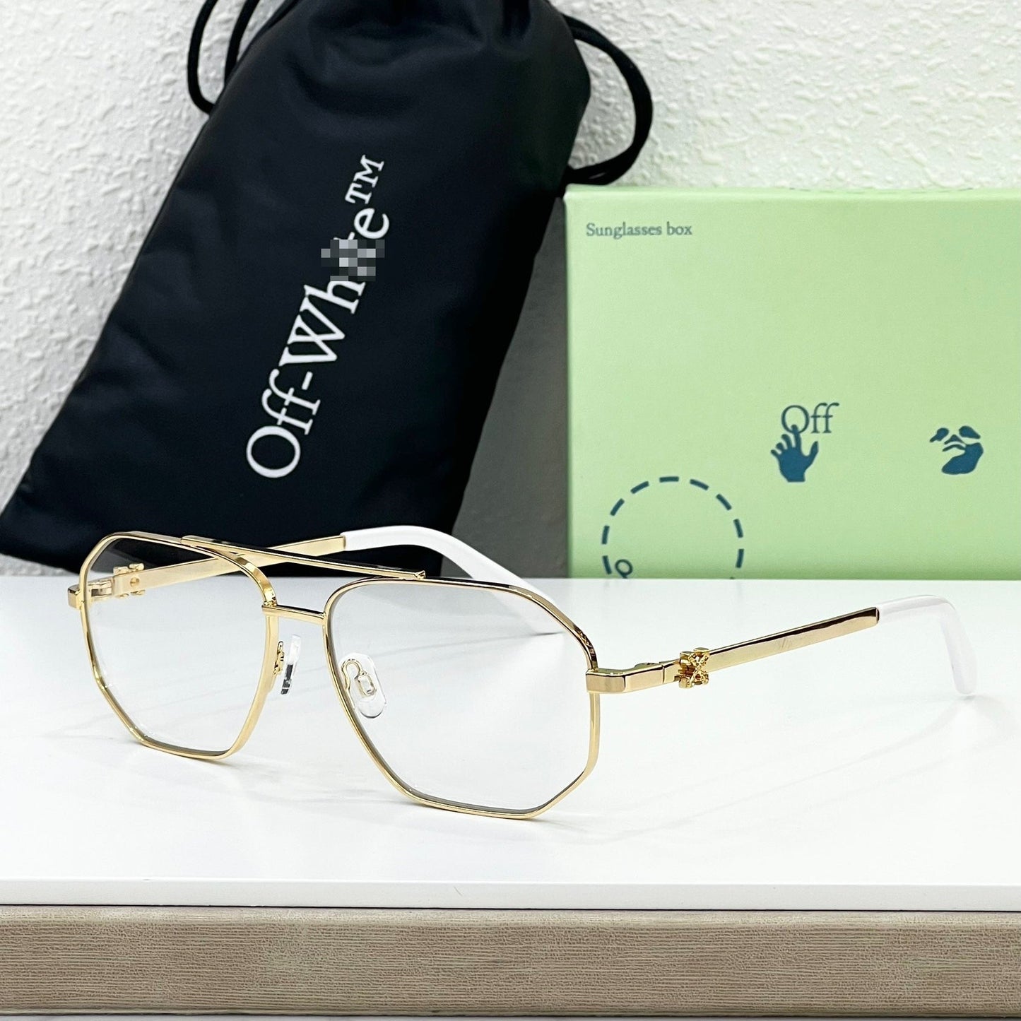 OFF  Arrow logo sunglasses#044