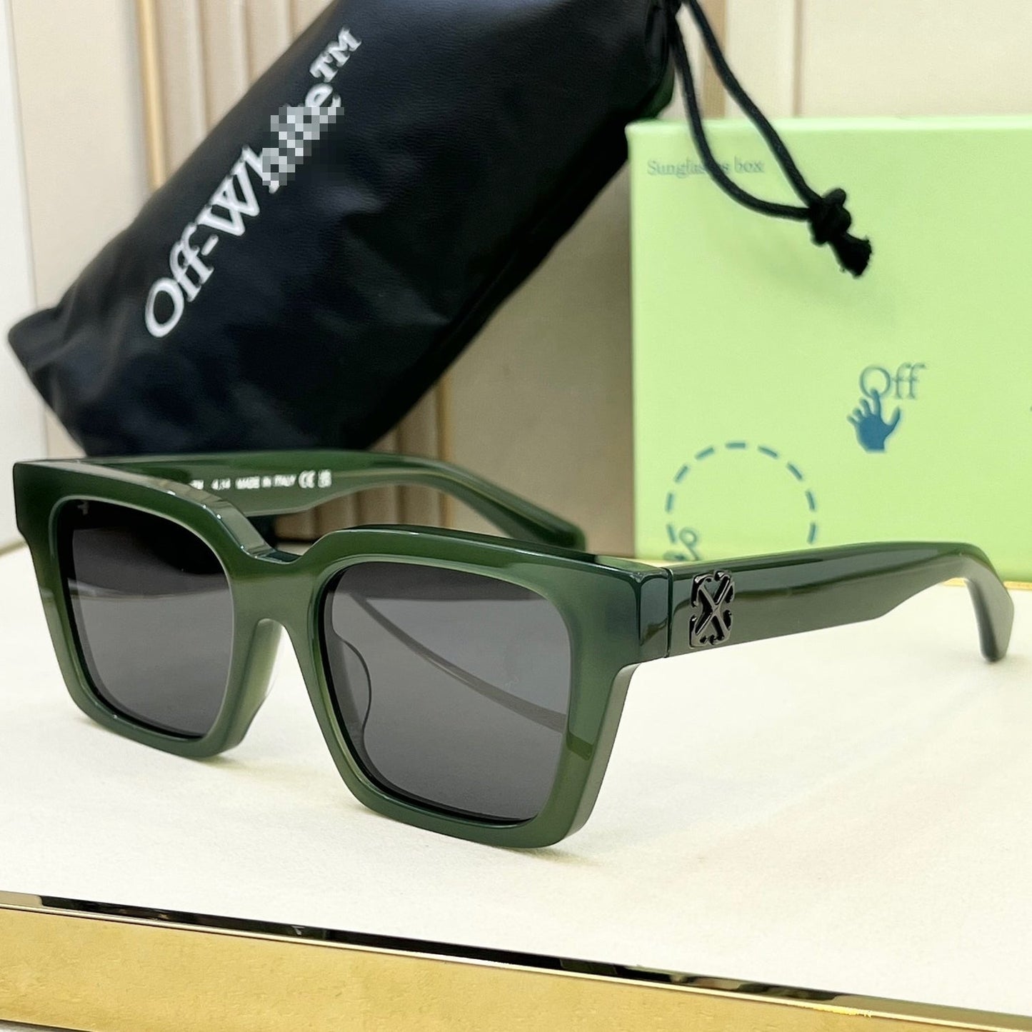 OFF  Arrow logo sunglasses#111