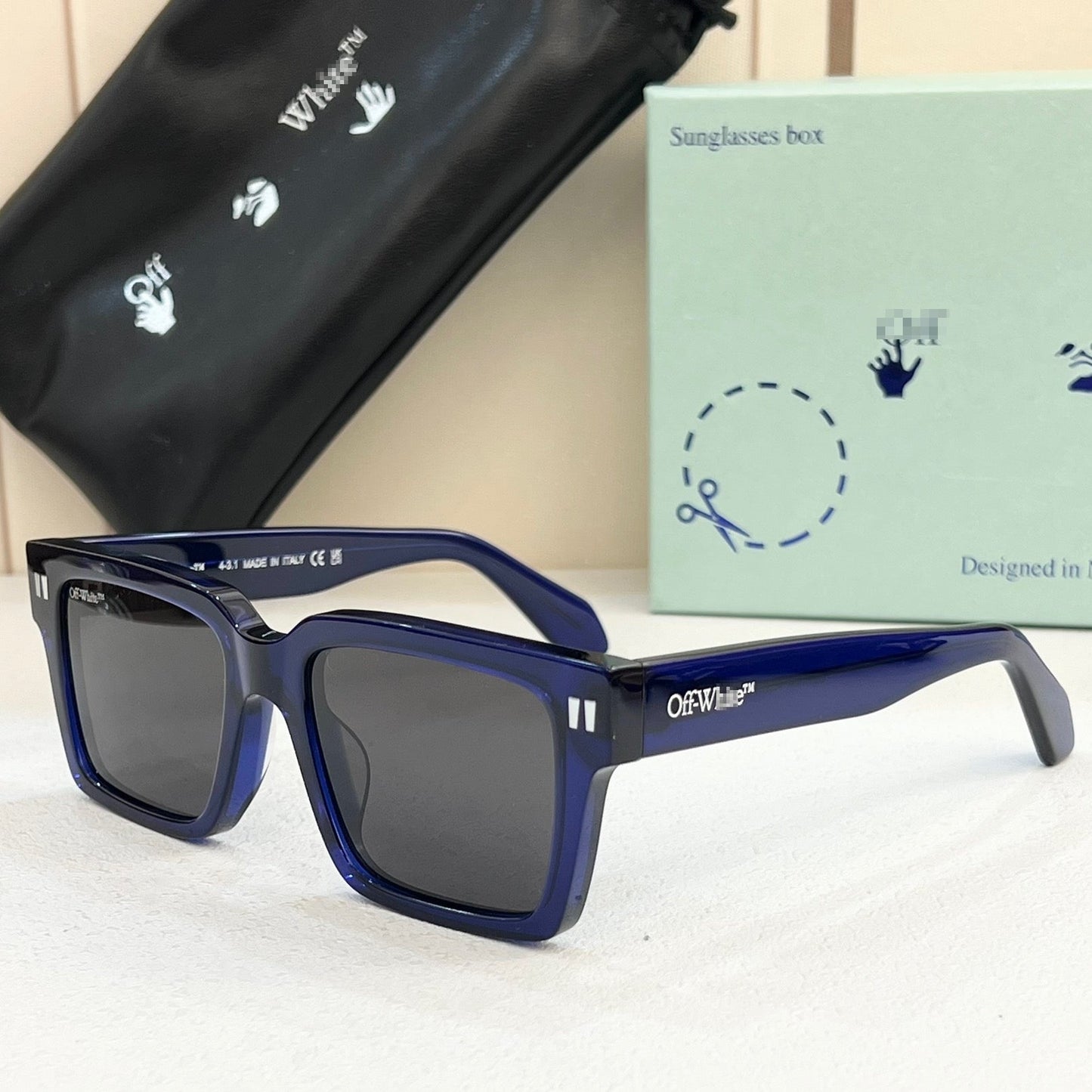 OFF Arrow logo sunglasses#054