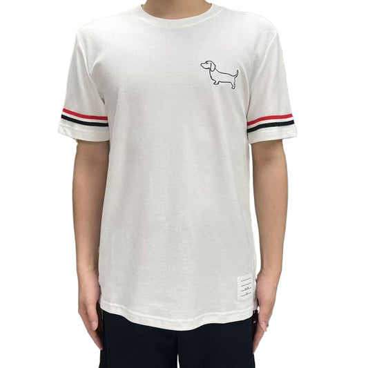 Embroidered puppy T-shirt