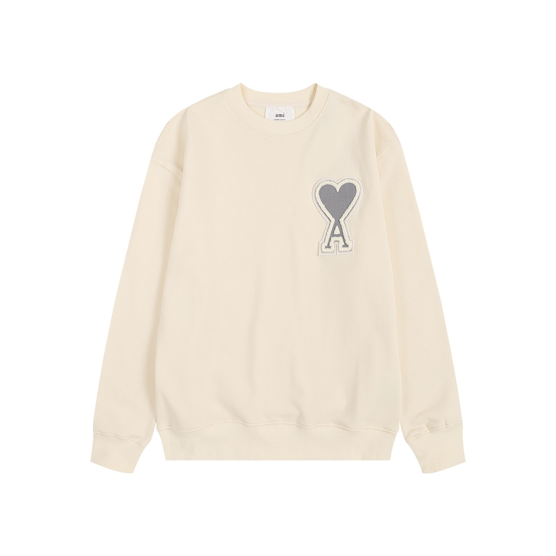 AMI PARIS cotton hoodie