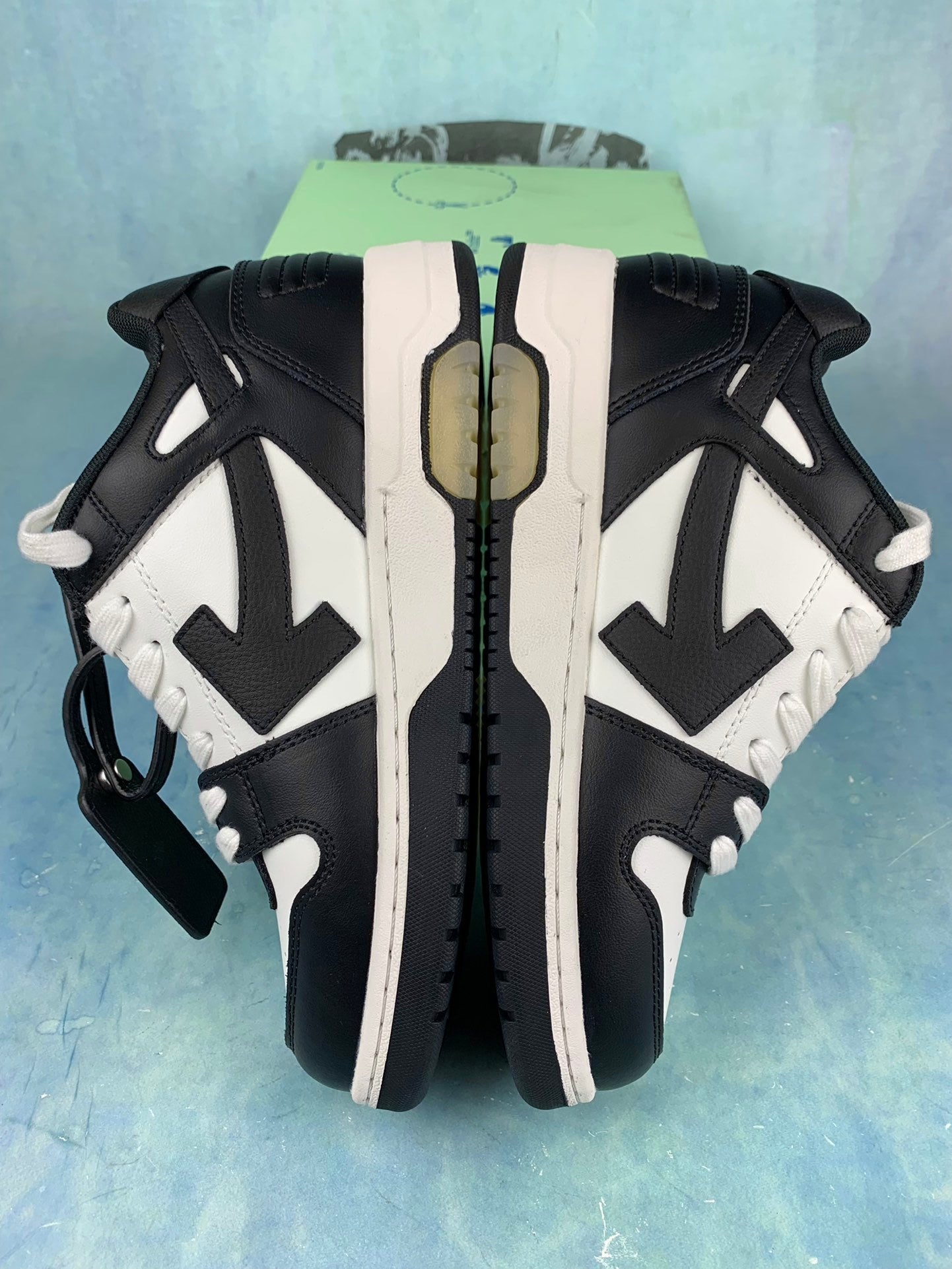 Off  White and Black Sneakers