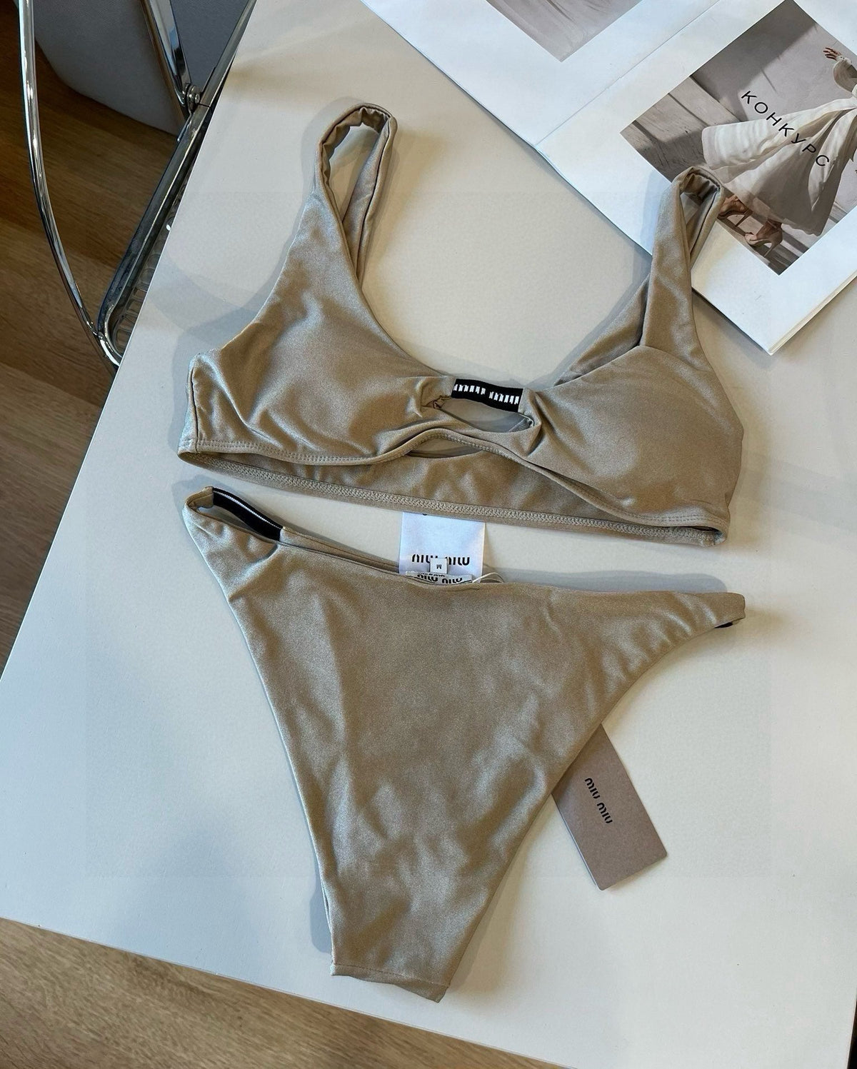 MIUMIU BIKINI 25S TWO PIECE IN 742649