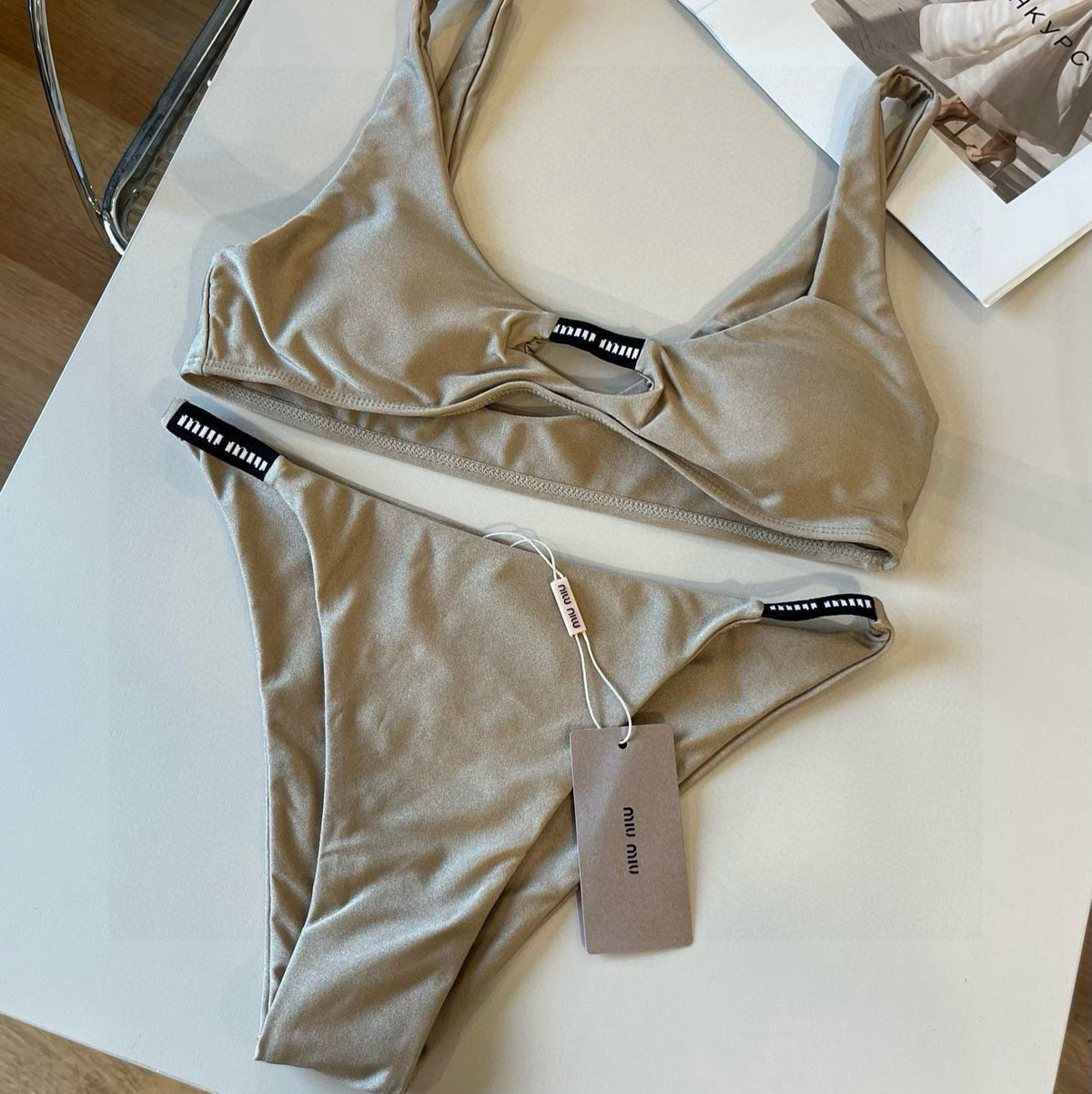 MIUMIU BIKINI 25S TWO PIECE IN 742649