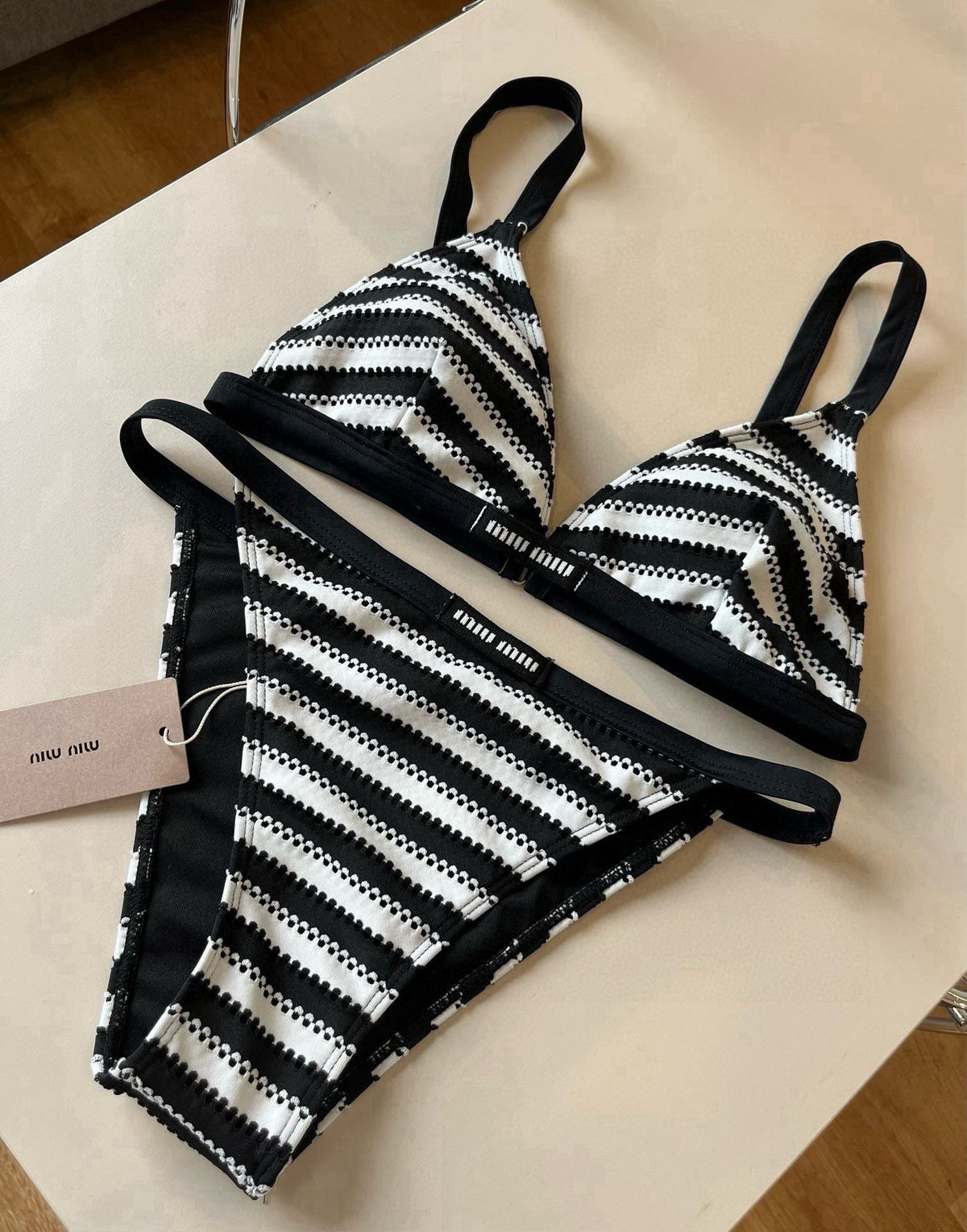 MIUMIU BIKINI 25S TWO PIECE IN 743995