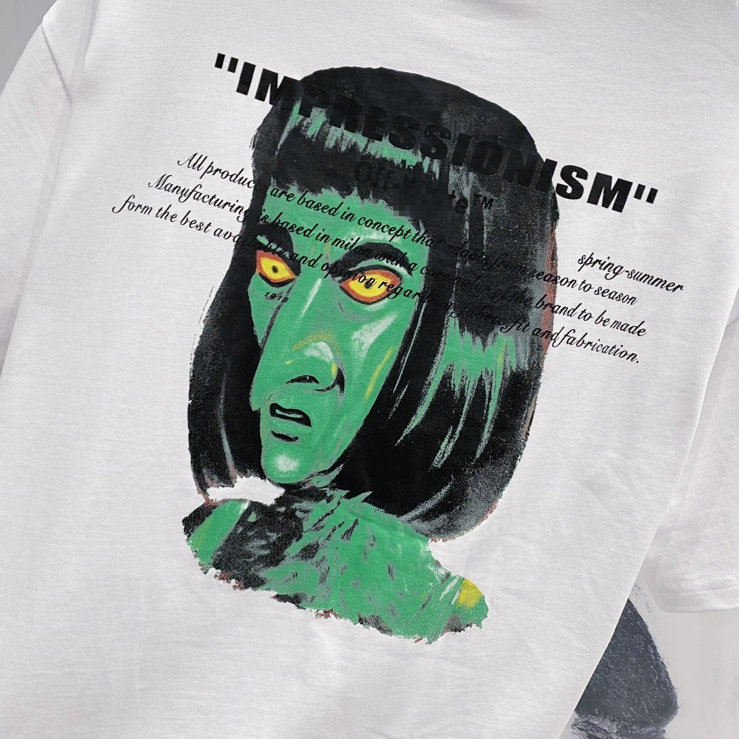 OFF Arrow Logo Cotton T-shirt#24