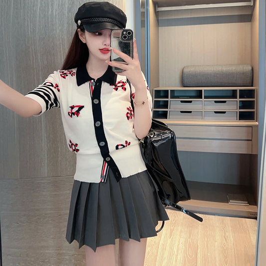Jacquard Cardigan