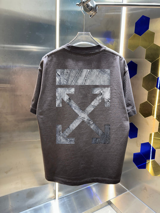OFF  Distressed graphic T-shirt