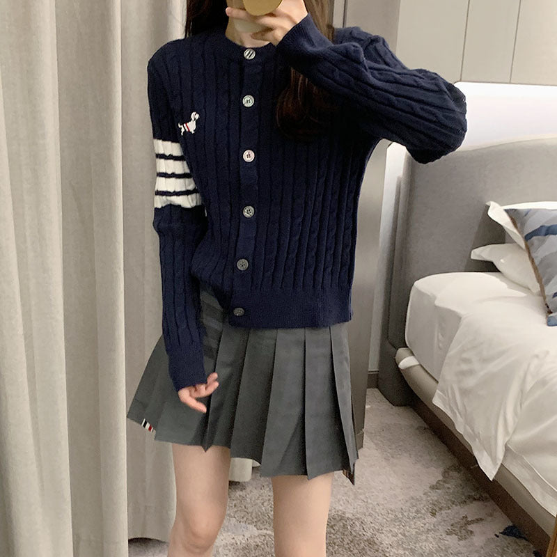 2025 Puppy Knitted Cardigan