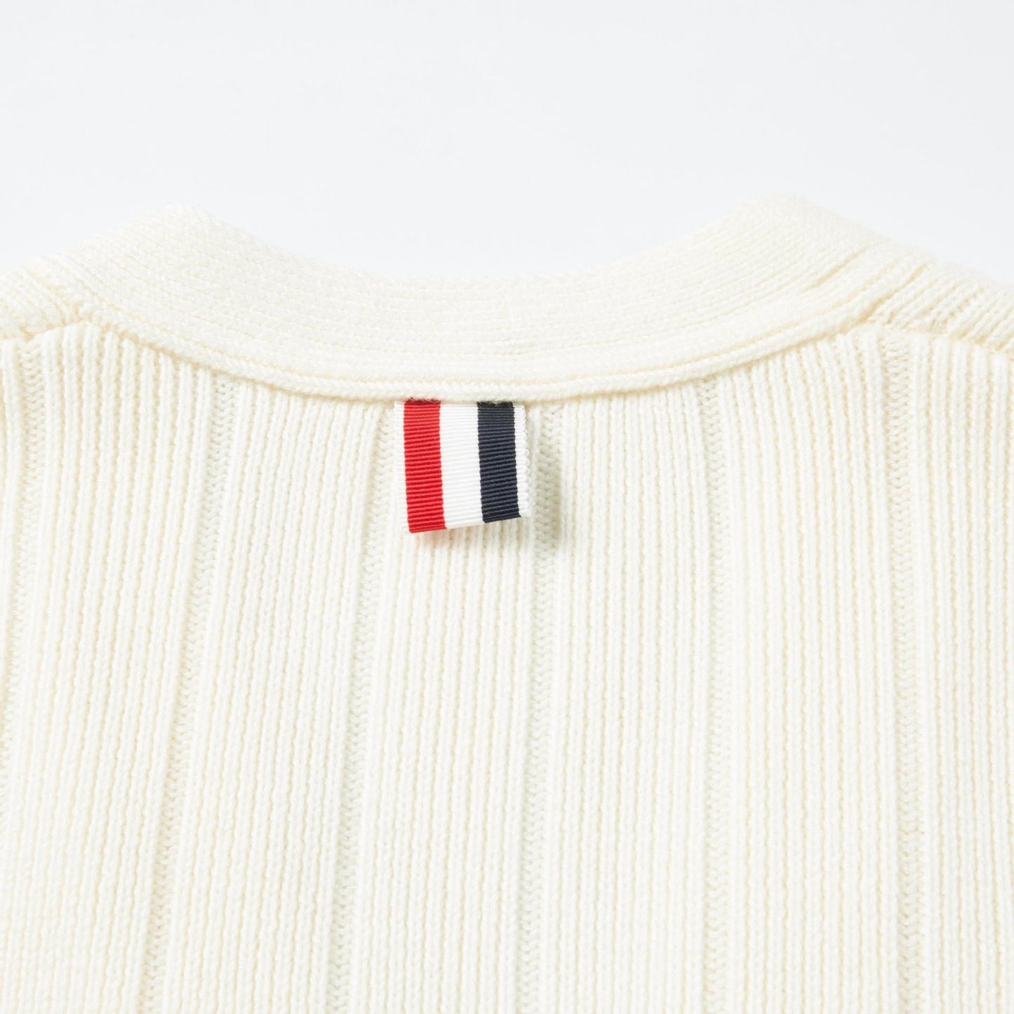 Cotton and wool knitted cardigan