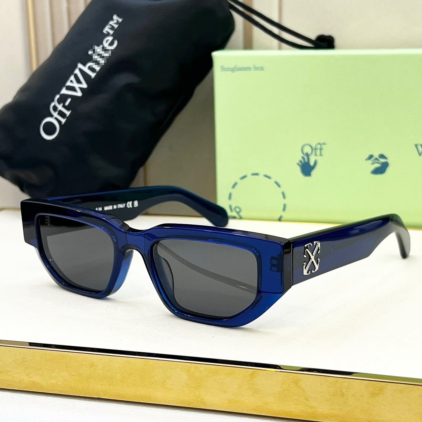 OFF Arrow logo sunglasses#115