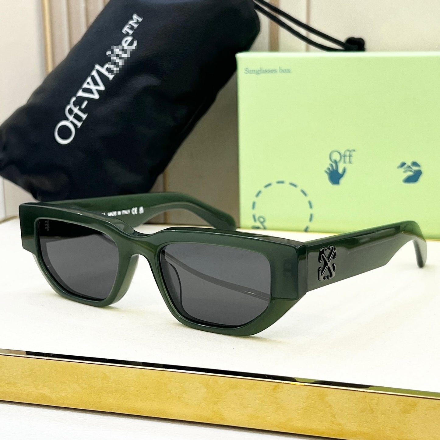OFF Arrow logo sunglasses#115