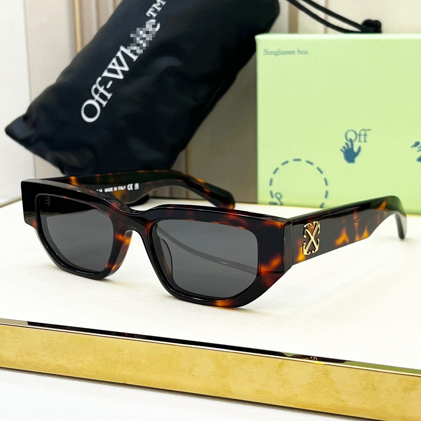 OFF Arrow logo sunglasses#115