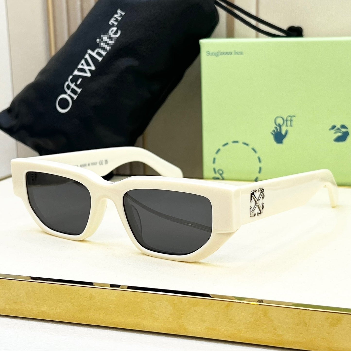 OFF Arrow logo sunglasses#115