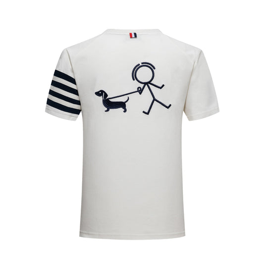 Puppy embroidered T-shirt