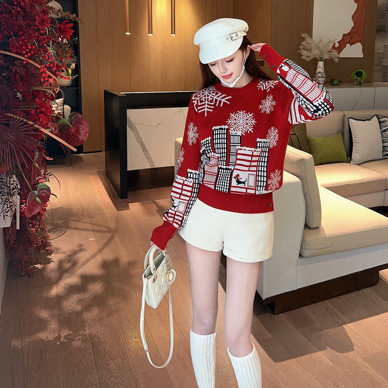 Wool knitted sweater