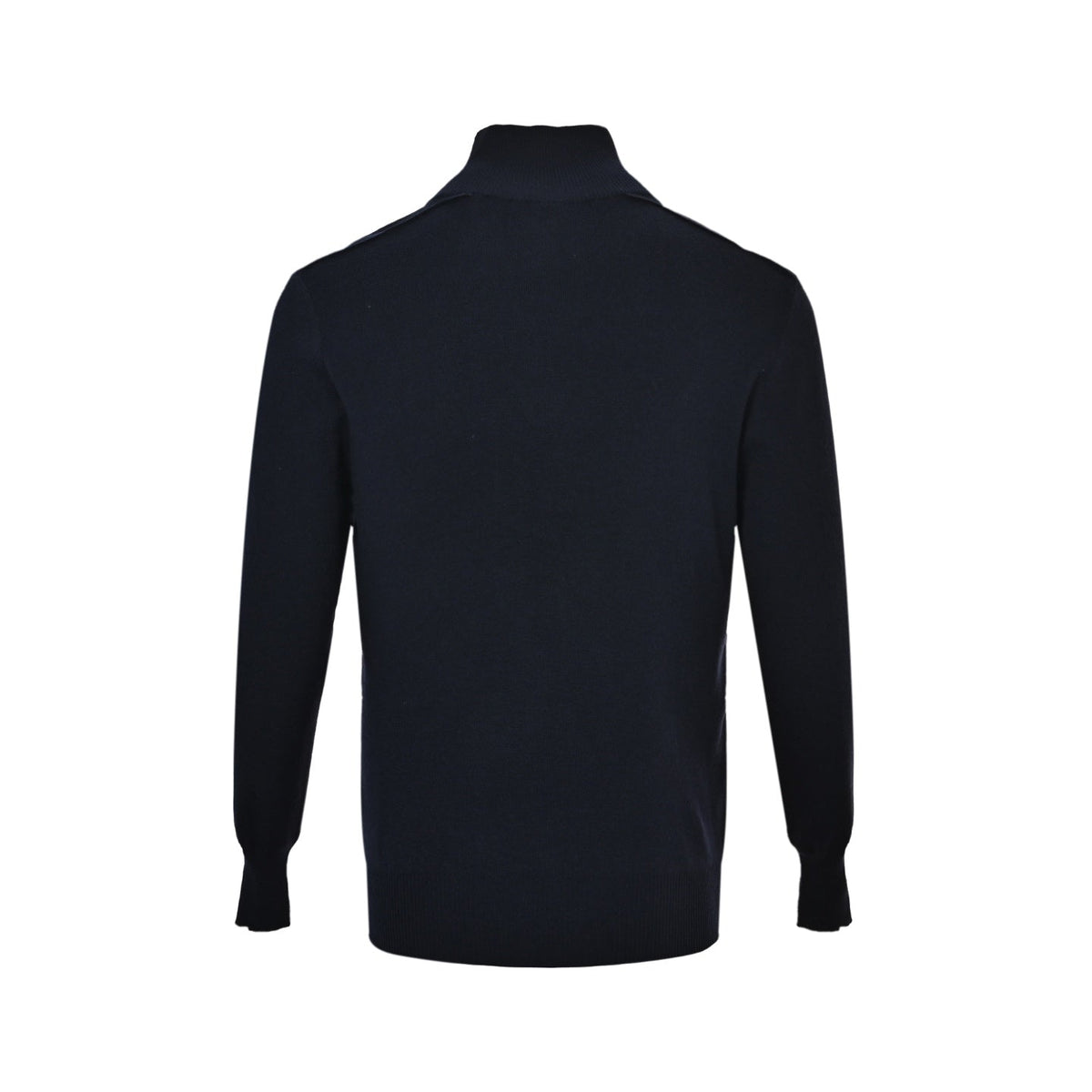 Burberry Half-zip wool knit sweater