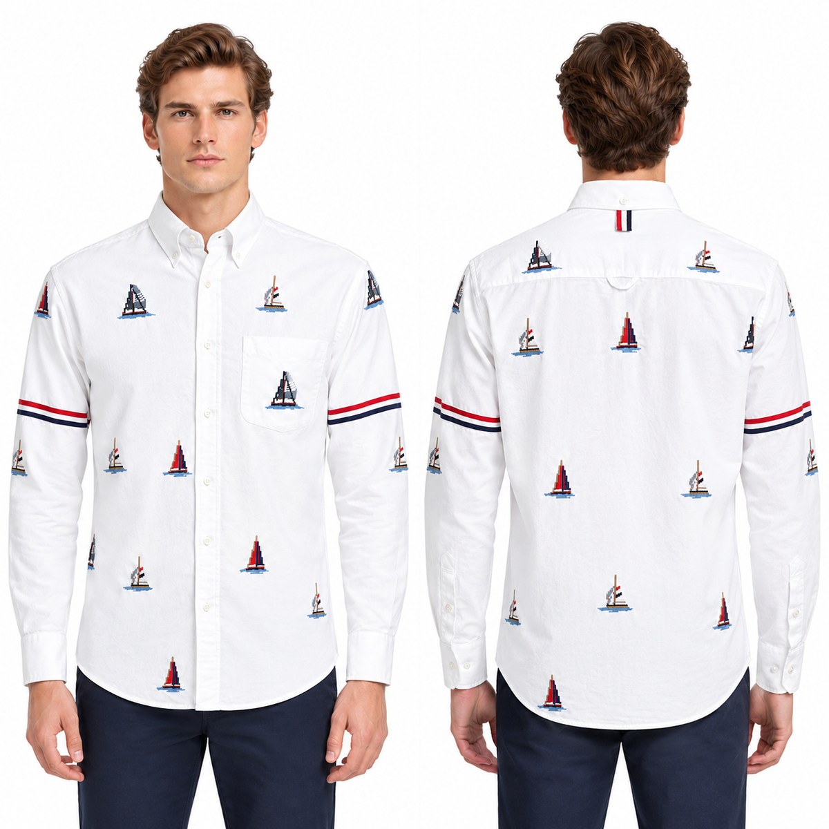 business embroidered shirt
