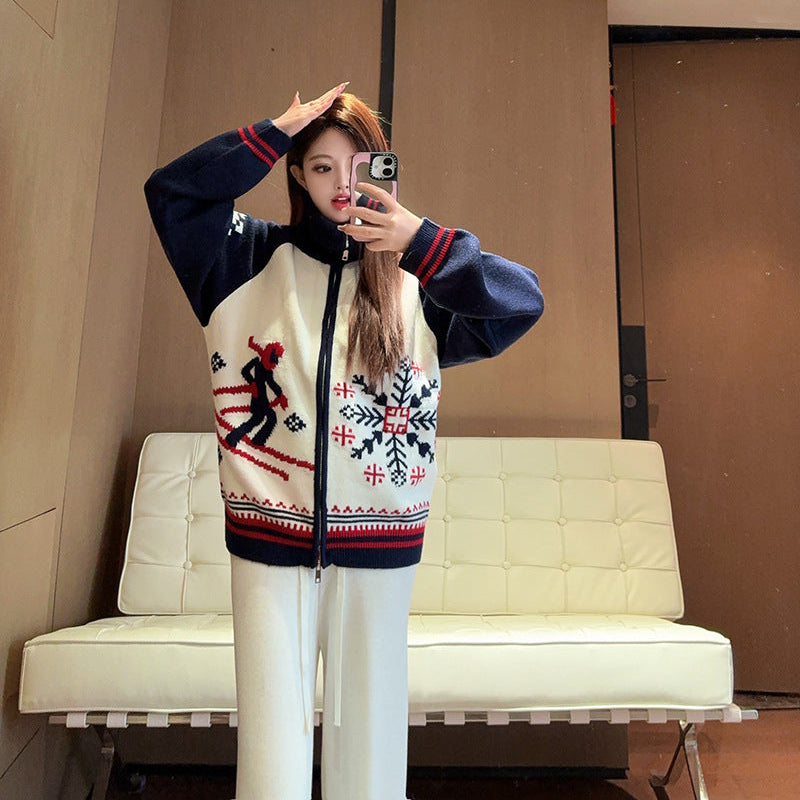 Wool Cardigan Sweater