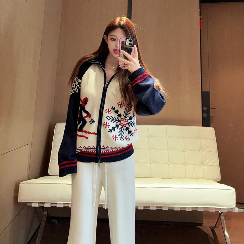Wool Cardigan Sweater