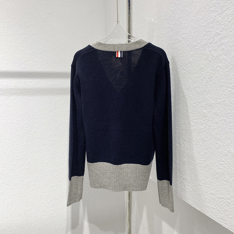 Wool Cardigan Sweater