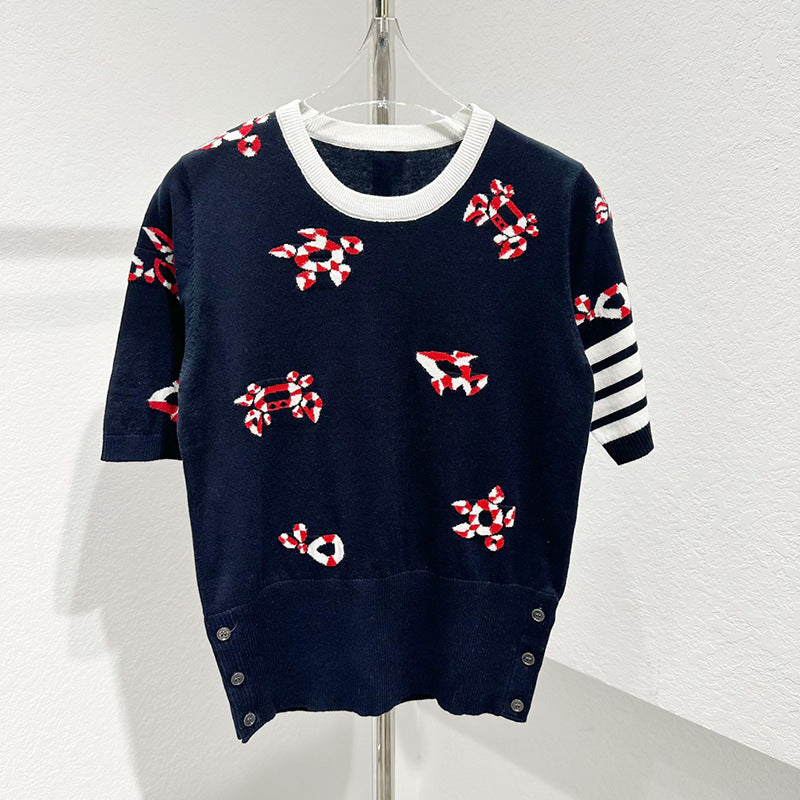 Jacquard sweater