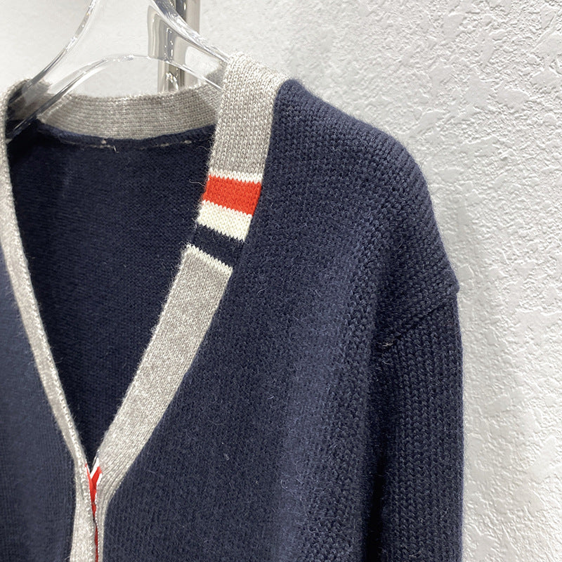 Wool Cardigan Sweater