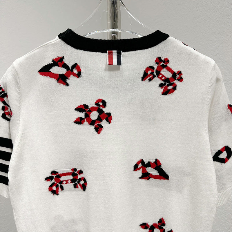Jacquard sweater