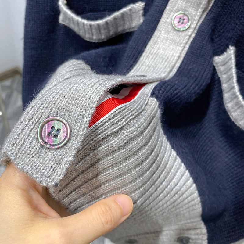 Wool Cardigan Sweater