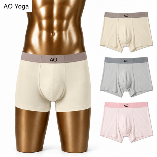 Alo Yoga Men's Ice Silk Boxer Briefs, 3-Pack