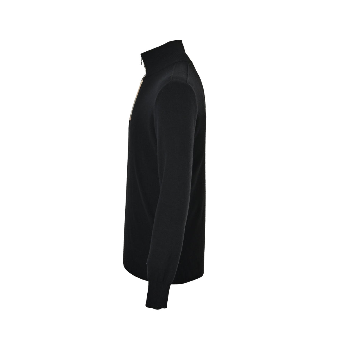 Burberry Half-zip wool knit sweater